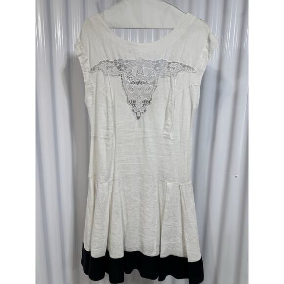 Twelfth Street by Cynthia Vincent White With Embroidered Steer Western Size 8 - Picture 1 of 5